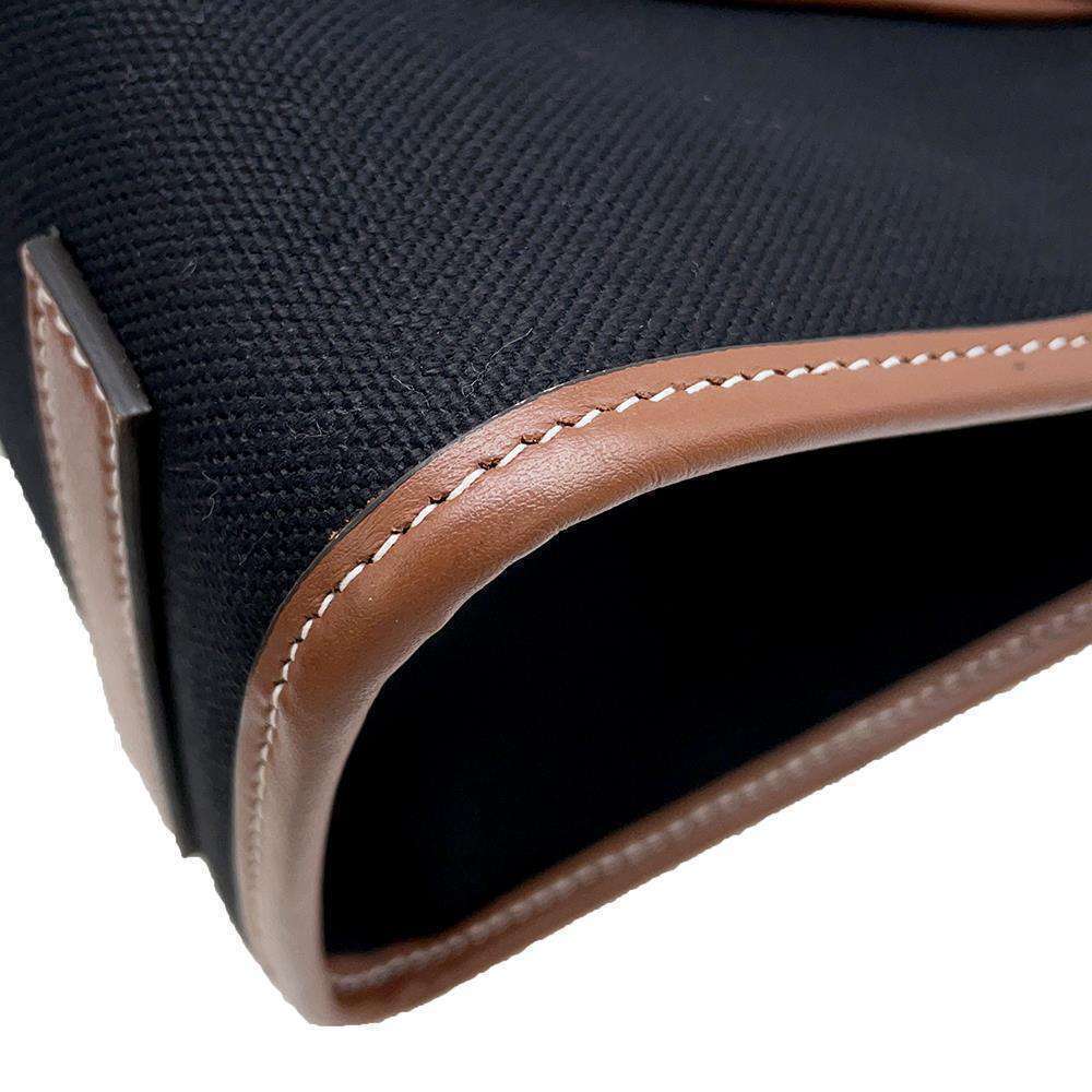 Burberry Freya Tote Canvas Bag Black - Picture 9 of 12